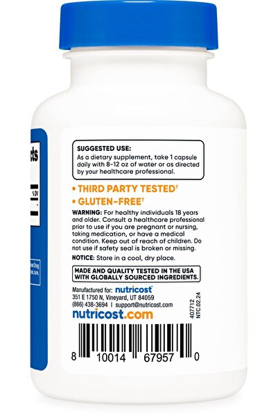 Nutricost Yohimbine HCl 5mg, 120 Capsules - Gluten Free and Non-GMO