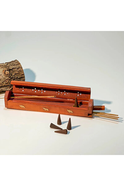 OrdoVeni Sandık Görünümlü Tütsülük | Oda Kokusu | Ev Dekorasyon Ürünü