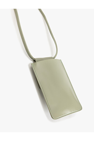 Koton Faux Leather Crossbody Bag with Metal Accessories