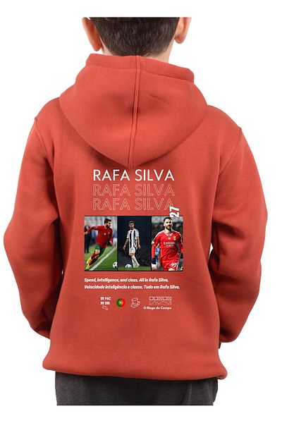 VEK Hanorac unisex pentru copii - Rafa Silva cu glugă