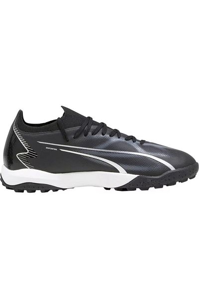 Puma Ανδρικά μαύρα παπούτσια Ultra Match Tt Astroturf Field 107521-02