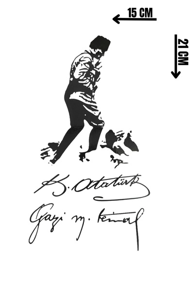 Barly Geçici Atatürk İmza Dövme Tattoo