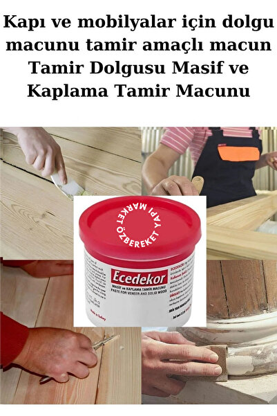 Genel Markalar Beyaz Ahşap Kapı Duvar Tamiri Mobilya Tamir Ve Dolgu Macunu Çi...