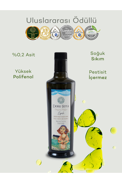 Dono Terra Erken Hasat Zeytinyağı - Epik Erken Hasat Soğuk Sıkım Natürel Sızm...