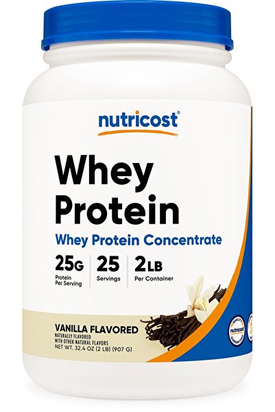 Nutricost مركز بروتين مصل اللبن (فانيليا) 2 رطل
