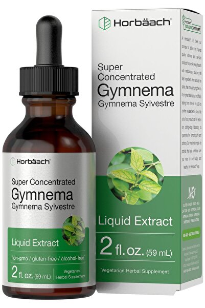 Horbaach Gymnema Sylvestre Liquid Extract | 2 fl oz | Alcohol-Free, Non-GMO, Gluten-Free Tincture