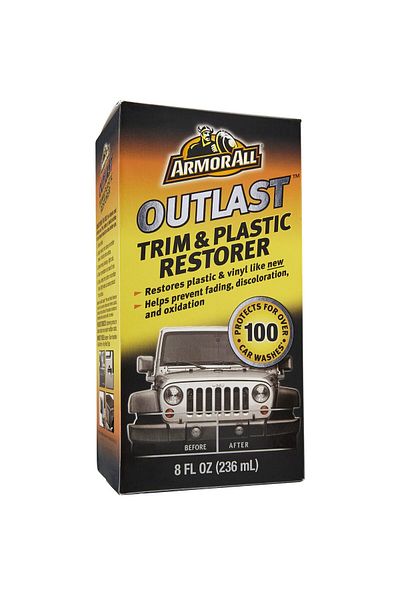 Armor ALL Outlast Car Trim & Plastic Cleaner , Cleans Cars, Trucks, and Motorcycles, 8 Oz