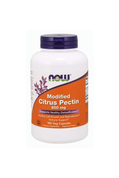 Now Foods بكتين الحمضيات المعدل 800 ملجم - 180 كبسولة نباتية