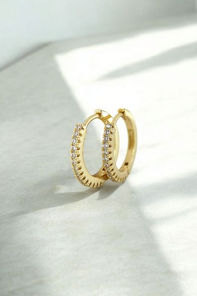Çlk Accessories Xuping لا يفقد اللون الحد الأدنى من الأقراط الحجرية 35658