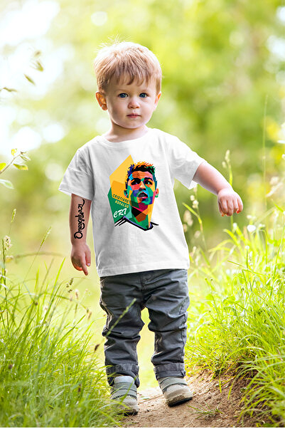 oneagılyazı Ronaldo Printed Children's Oversize T-Shirt