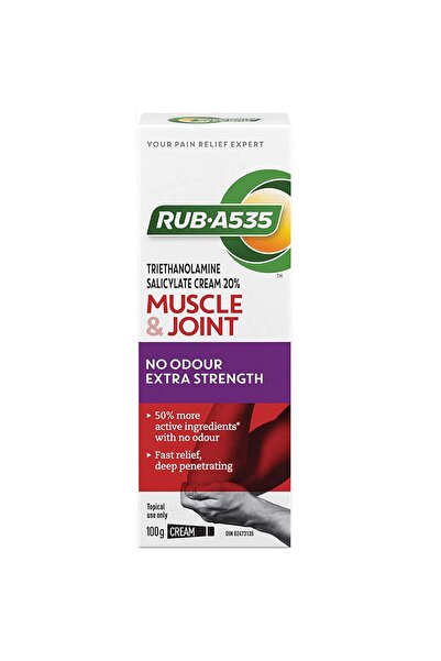 RUB A535 كريم RUBA535 لقوة العضلات والمفاصل بدون رائحة، 100 جرام