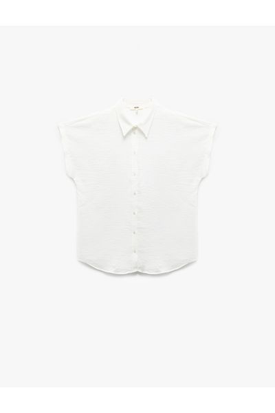Koton Classic Button-Down Short Sleeve Shirt