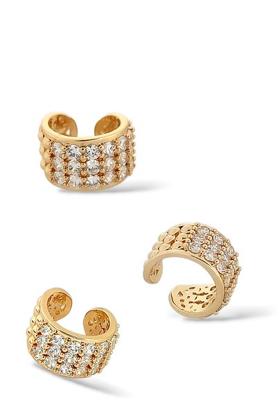 Çlk Accessories Premium Single Zircon Stone Cartilage Earrings