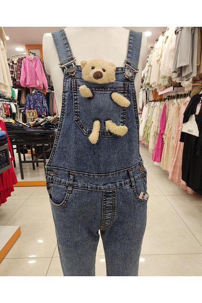 Yonca Çocuk Sercino Kids 78612 Salopetă Teddy Bear