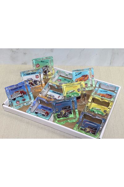 Oneol Yayınevi Glass Ashtray Alk3648 - 1Ol5314-9189