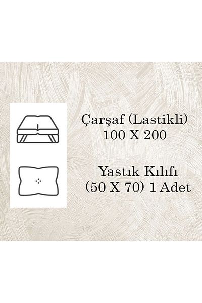 OSN Tekstil Satin Single Fitted Sheet Set (with Pillowcase)