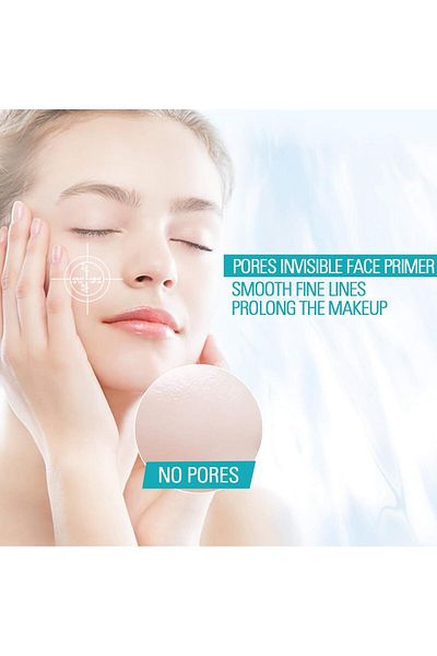 Sace Lady Invisible Pore Matte Primer, Oil-Control Smooth Gel 12ml/0.4Fl Oz