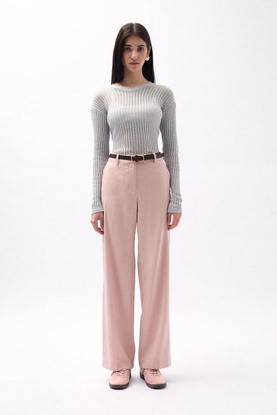 Kokosh moda Διαφανής μπλούζα με ραβδώσεις