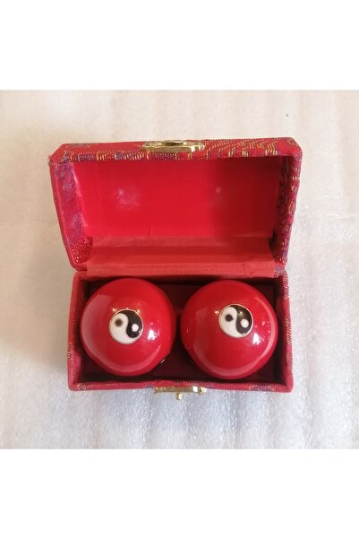 Butik Tülin Otantik el yapımı çelik kırmızı kaplama siyah beyaz denge yin yan...