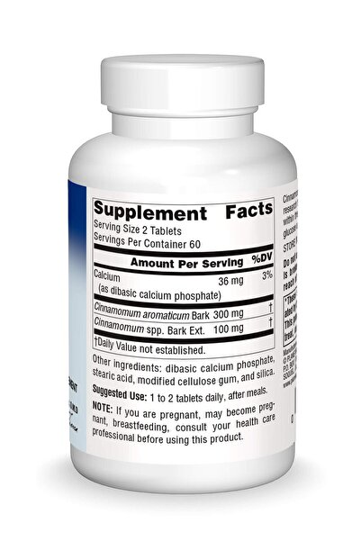 Planetary Herbals Full Spectrum Cinnamon Extract 200Mg Tablets, 120 Pieces