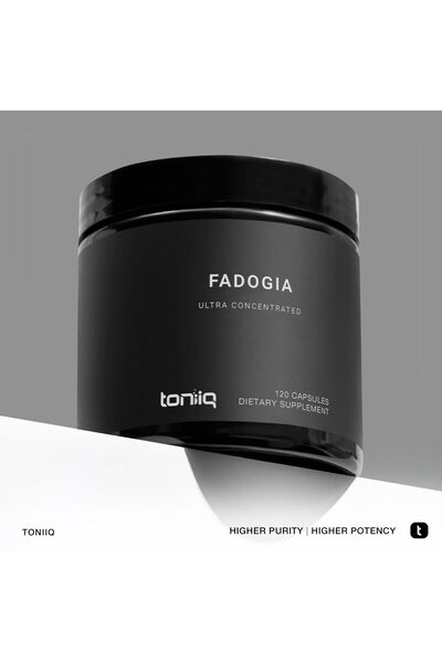 Toniiq Fadogia Agrestis - 30:1 Extract - 1200mg - Lab Tested - 120 Capsules
