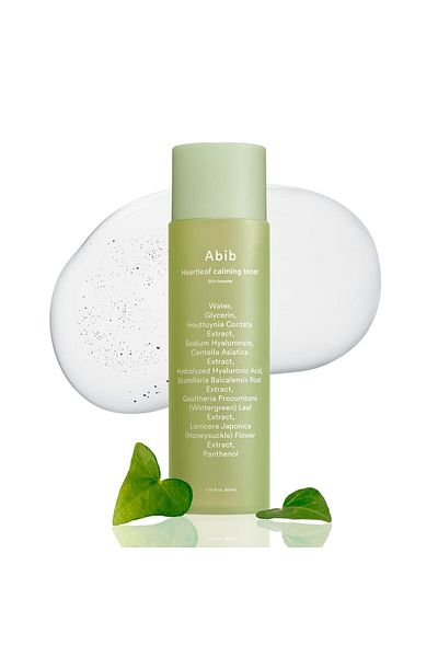 Abib Heartleaf Calming Toner 7.1 fl oz / 210ml - Sensitive & Irritated Skin Relief, Acne Care