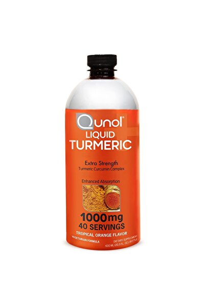 Qunol الكركمين السائل بالكركمين 1000 ملجم مع الفلفل الأسود، قوة إضافية، صحة ا...