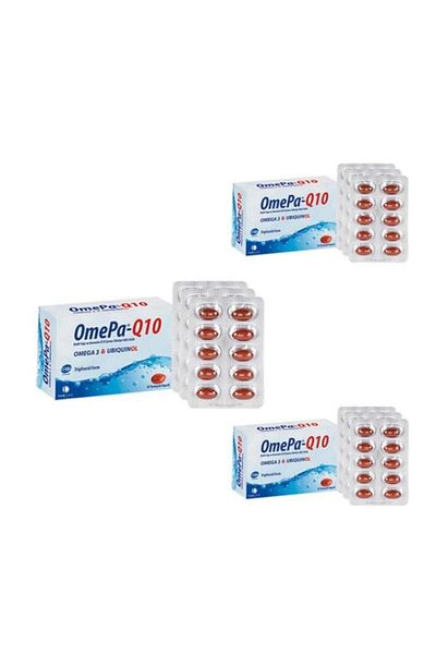 Omepa Q10 Omega3 30 Capsules 3 Pieces