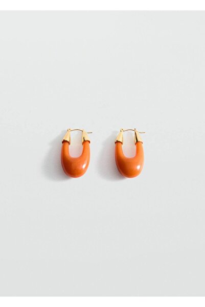 MANGO Woman Oval halka küpe