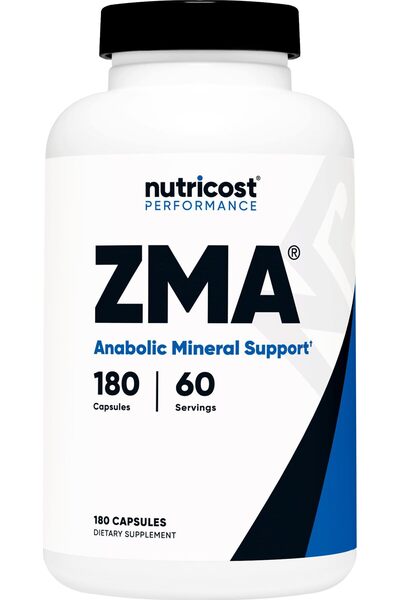 Nutricost ZMA 180 Capsules - Non-GMO and Gluten Free ZMA Supplement