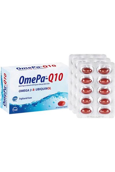 Omepa Q10 Omega3 30 Capsules 3 Pieces