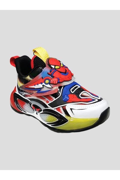 pepino Py25-1943 Orthopedics Children's Sports Sneakers Black Red Yellow