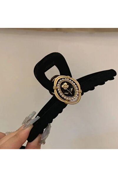 MutluBiDünya Vintage Armalı Kadife Mandal Toka