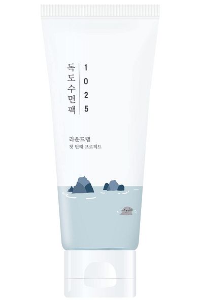 Round Lab Dokdo Sleeping Pack (Unscented) | Night Cream for Irritated Skin, Hydrating, Soothing (3.38 fl.oz)