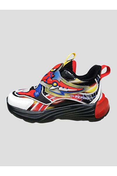 pepino Py25-1943 Orthopedic Children's Sports Shoes Black Red Yellow