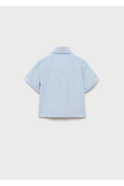 MANGO Baby Cămașă din bumbac bambula