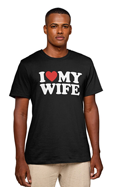 Texclusive أنا أحب زوجتي التي شيرت أنا أحب زوجتي تي شيرت