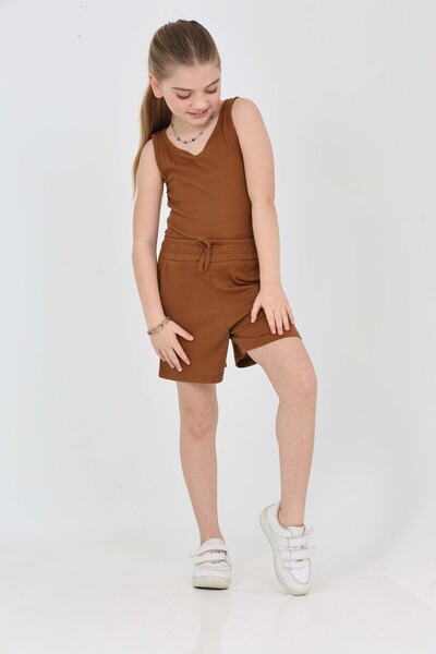 LePold Σετ κοριτσίστικη μπλούζα και σορτς τσέπης