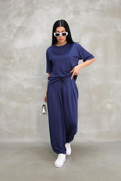 sportiness Modal Fabric with Shalwar Pants, Soft Textured Bottom and Top Set