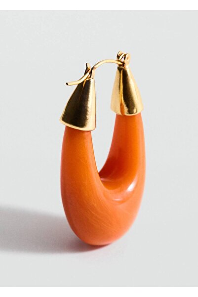 MANGO Woman Oval halka küpe