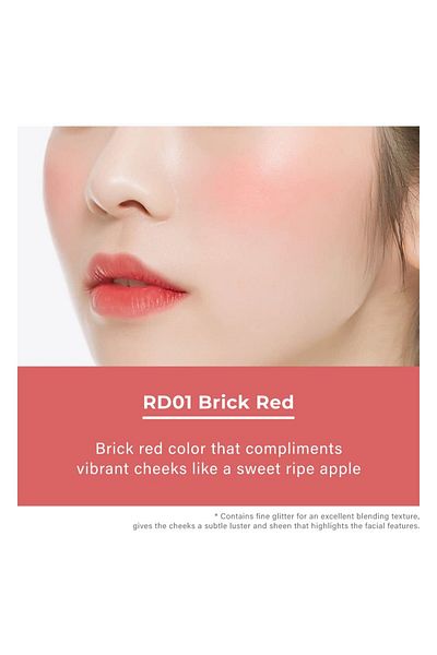 A'PIEU JUICY-PANG JELLY BLUSHER (RD01) - Velvety finish - Easy blending blusher - delicate look - K-beauty