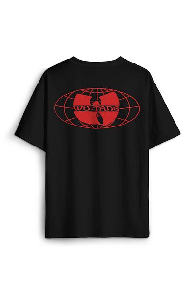 Kendim Seçtim Μπλουζάκι Unisex Oversize Μαύρο Wu Tang Clan Βαμβακερό Y2K Ραπ Χιπ Χοπ Νέας Υόρκης εμπριμέ μπλουζάκι