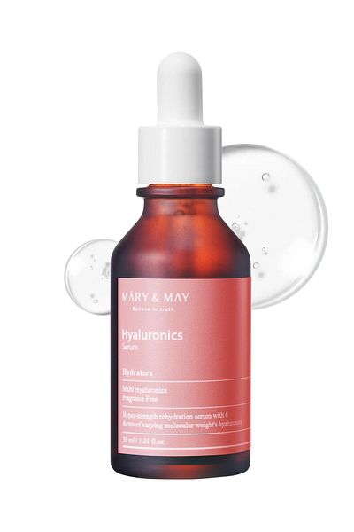 mary&mary Hyaluronics Serum - Multi-Hyaluronic Acid for Hydration & Elasticity - Korean Skincare, 1.01 fl.oz.