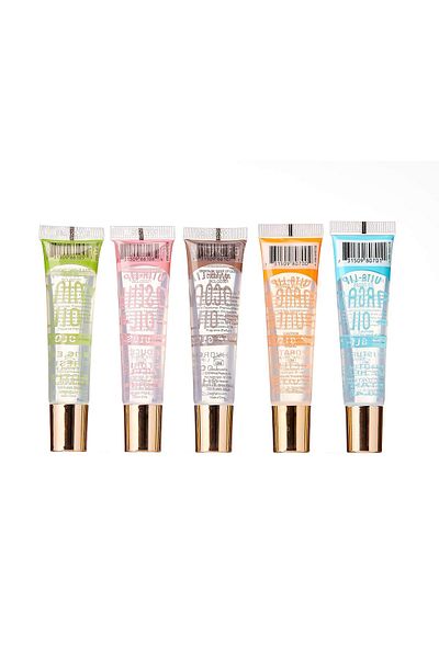 Ruby Kisses Broadway [ 5 Pack ] Vita-Lip Gloss. Mint Oil & Coconut Oil & Rosehip Oil & Mango Butter & Argan Oil