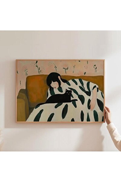 woodhomeworks Tek Bohem Tablo Salon Ofis Dekor Ttk