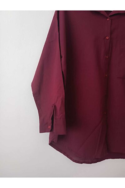 HC Boutique Μεγάλο λινό πουκάμισο μονής τσέπης