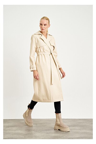 TIFFANY&TOMATO Deri Trençkot