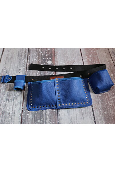 ykrhn Üç Cepli Kalın Deri Çivi Önlüğü Ve DERİ Keserlik