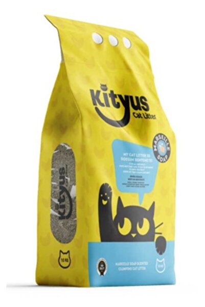 Kityus Marsilya Sabunlu Bentonit Kedi Kumu 10 Litre