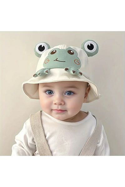 darko Funny Baby Hat Frog Summer Children Cute Sun Hat Gift 0-1 Years Old